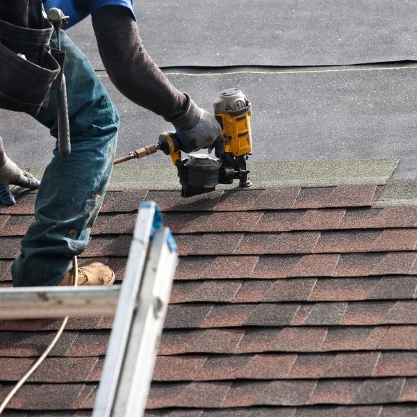 Image of a roof replacement.
