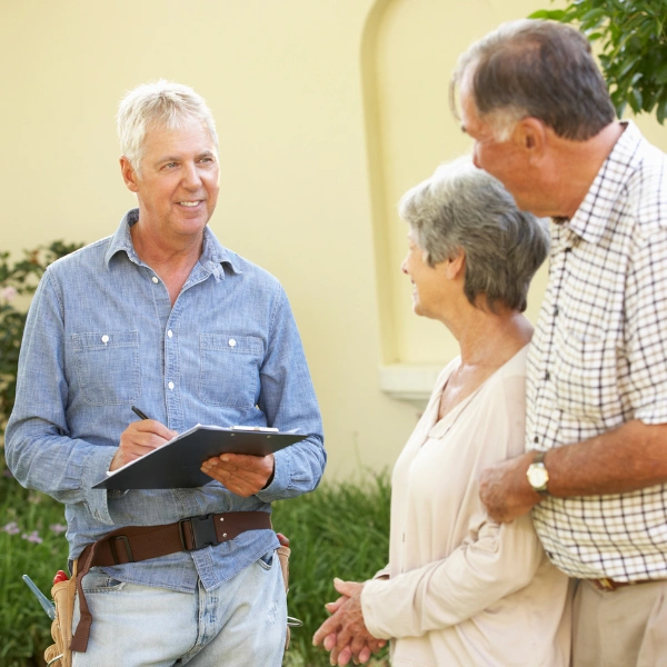 Image showing a detailed roofing estimate document.