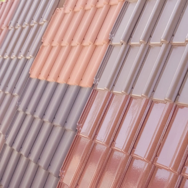 Image showing various roofing material samples.