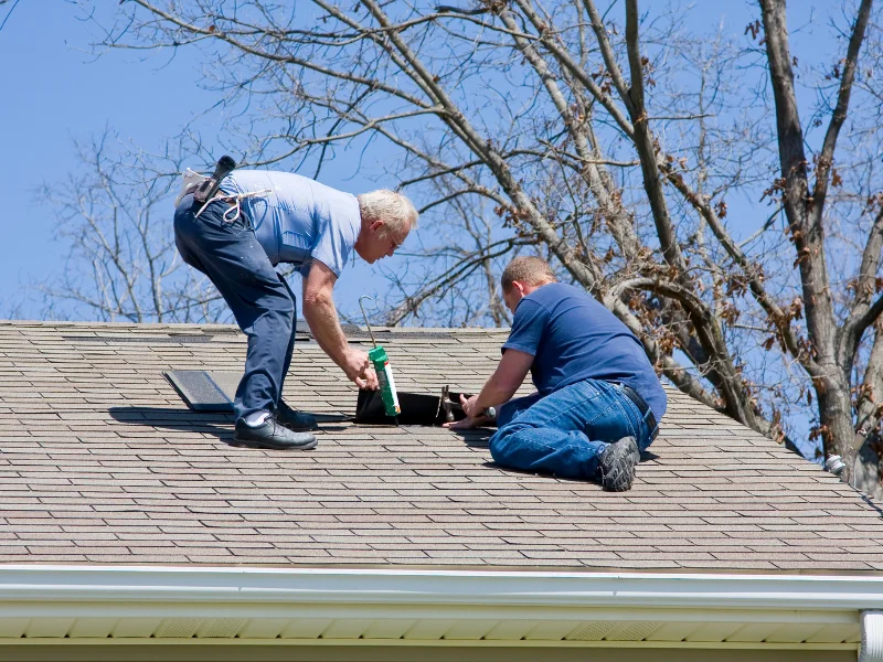 The experienced Orange Roofing team performing roofing services in New Jersey.