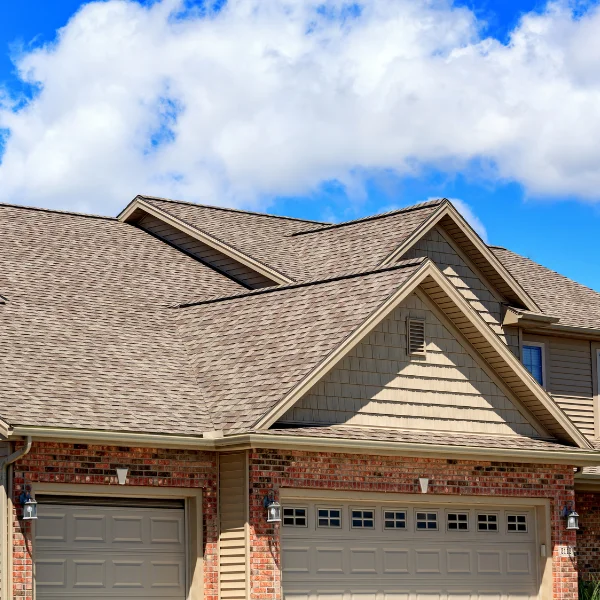 A picture showing a newly replaced roof on a home in New Springville.