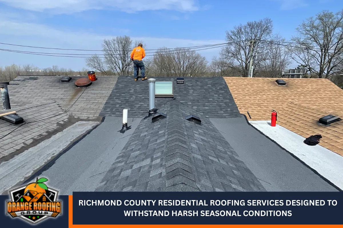 Richmond County Residential Roofing Services Designed to Withstand Harsh Seasonal Conditions
