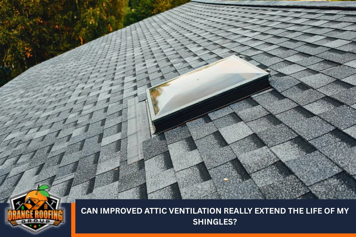 Can improved attic ventilation really extend the life of my shingles?