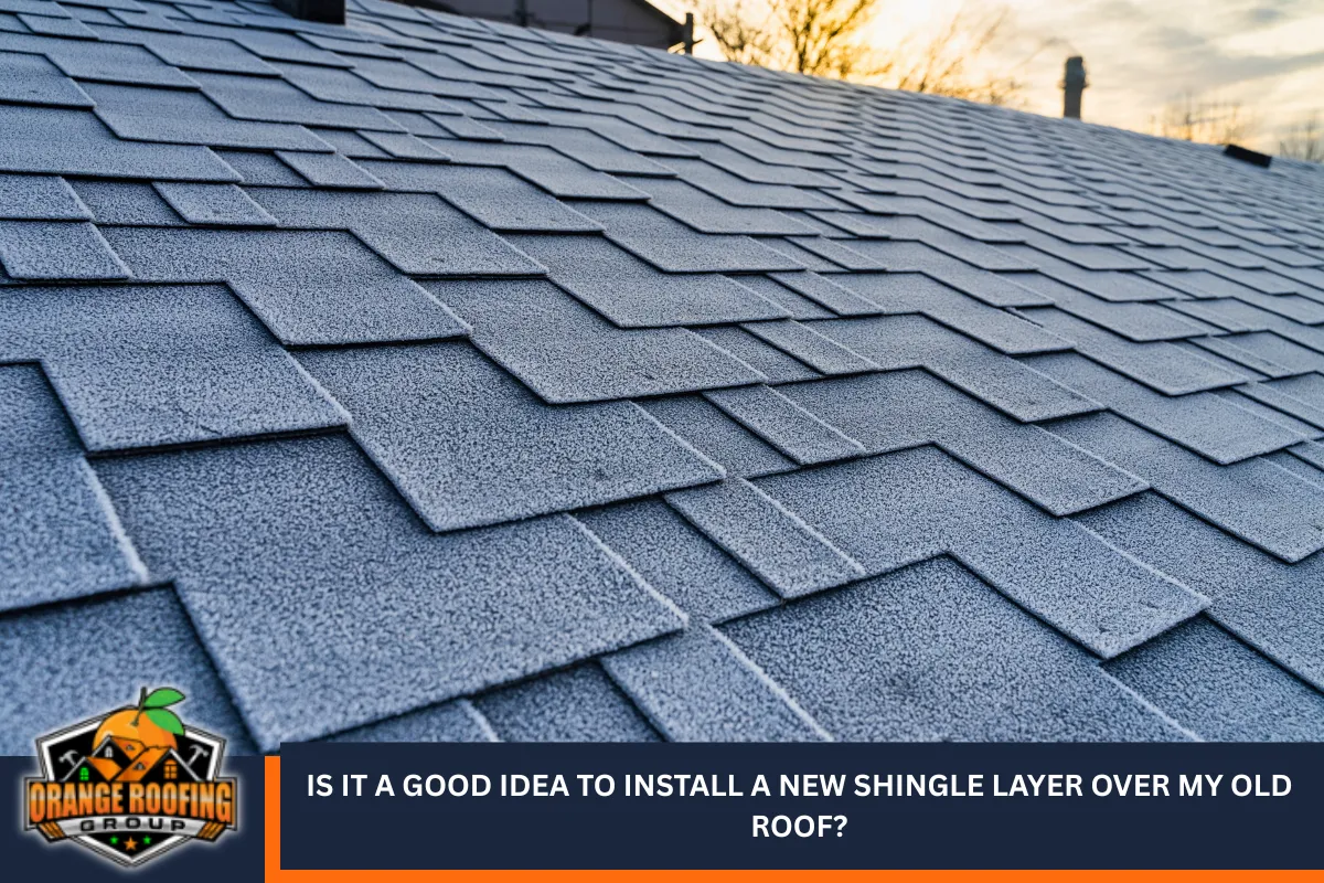 Is it a good idea to install a new shingle layer over my old roof?