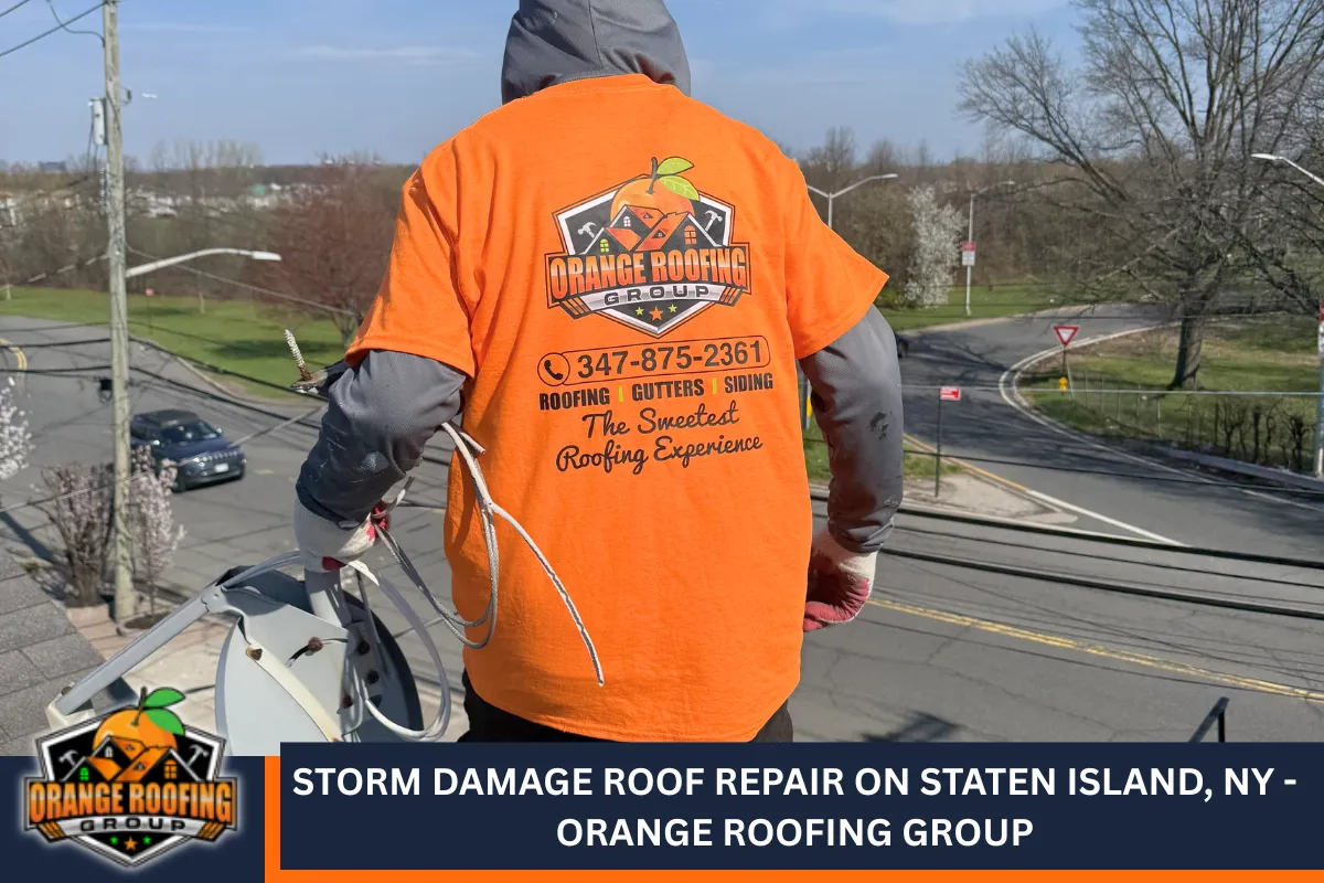 Storm Damage Roof Repair on Staten Island, NY - Orange Roofing Group