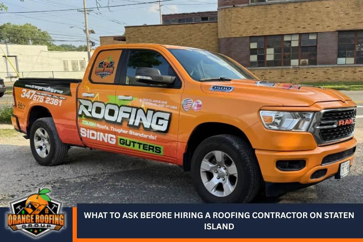 What to Ask Before Hiring a Roofing Contractor on Staten Island
